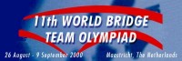 11th World Bridge Team Olympiad Logo