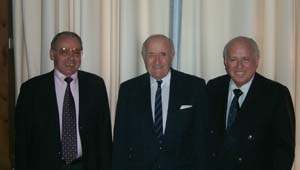 Jos&eacute; Damiani, Marc Hodler, Jaime Ortiz-Pati&ntilde;o